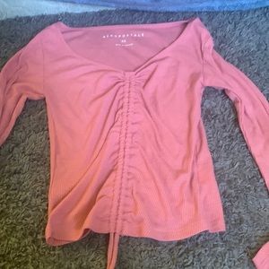Long sleeve crop